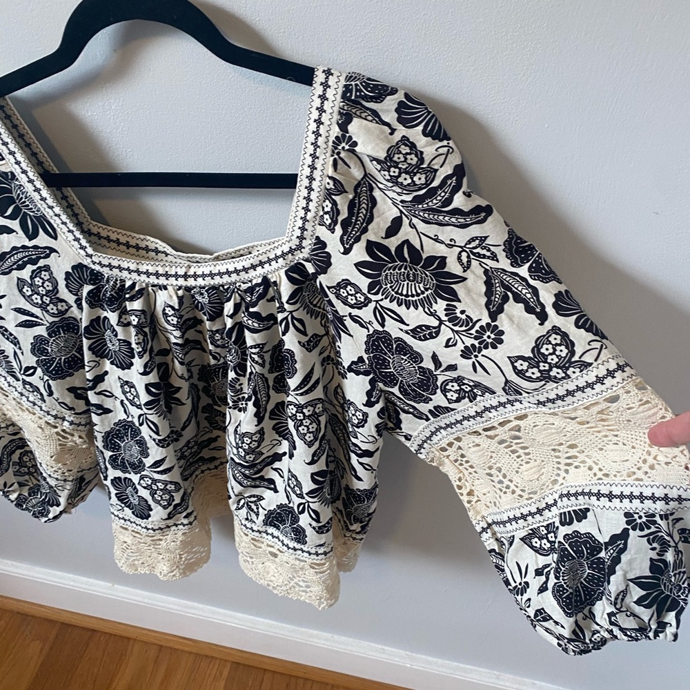 Christian Siriano Boho Top - NEW NEVER WORN